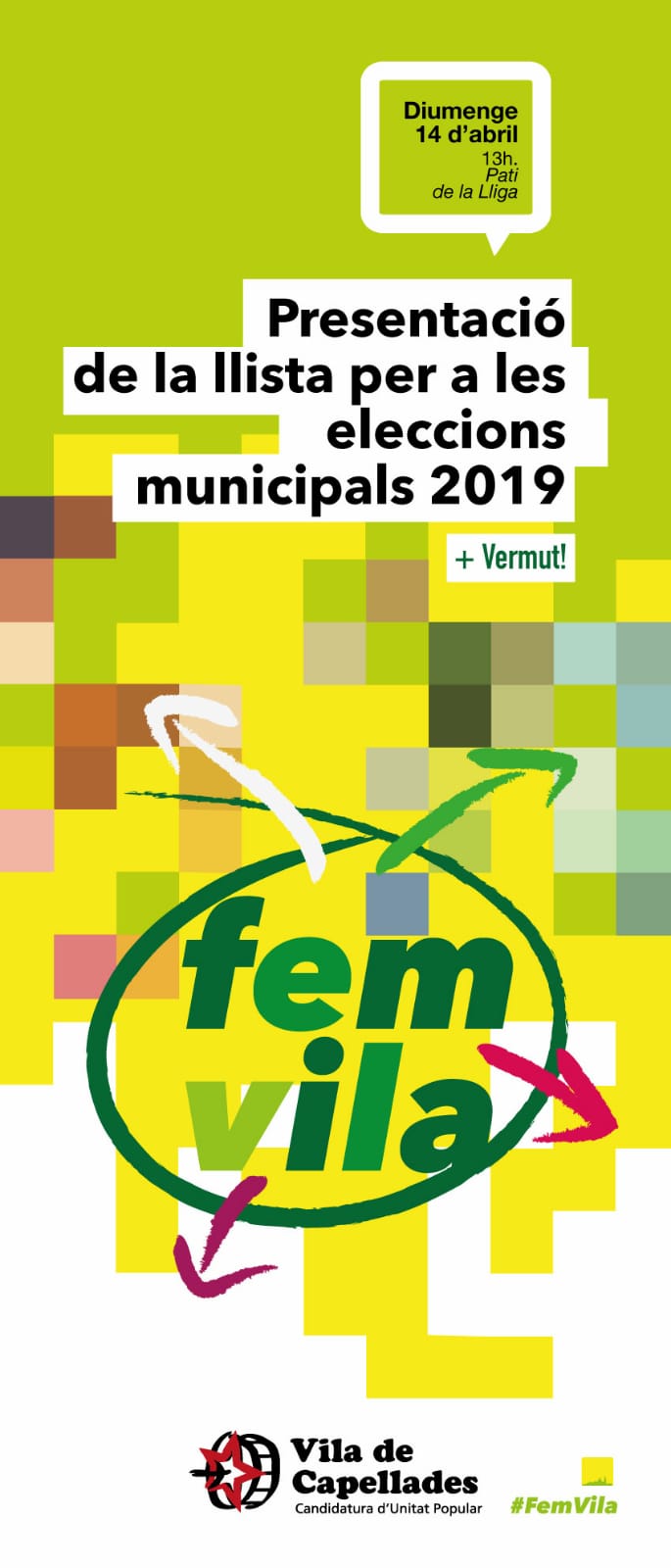 Presentació de la llista per a les eleccions municipals 2019